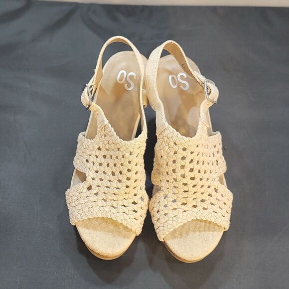 BRAND NEW SO WEDGE OPEN TOE WOMEN"S PLATFORM SANDAL - Picture 2 of 14